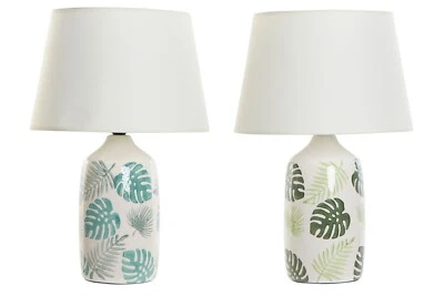 LAMPADA DA TAVOLO DA APPOGGIO ABAT JOUR DA CAMERA IN CERAMICA  LAMPADA NOTTE - Immagine 1 di 4