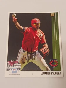 Eduardo Escobar Minnesota Twins 5"x4" Autograph Photo READ DESCRIPTION - Picture 1 of 2