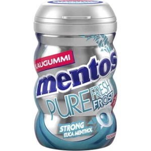 Mentos Kaugummi Pure Fresh Frost Euca Menthol Geschmack Curvy Dose 70g - Picture 1 of 1