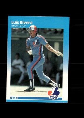 1987 Fleer - Luis Rivera #330 (RC) - Image 1 of 2