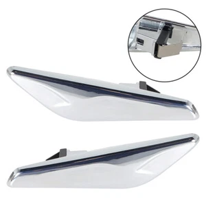 Labwork Front Fender Trim Chrome Finisher Right&Left Side For 13-17 BMW F25 F26 - Picture 1 of 11
