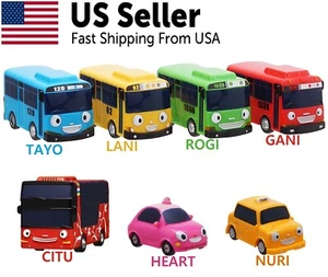 TAYO The Little Bus Friends Toy  [CITU, GANI, HEART, LANI, NURI, ROGI, TAYO] - Picture 1 of 15