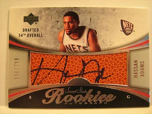 2006 Upper Deck 100 HASSAN ADAMS *Signed* Rookie Autograph 396/799 [b4b3] - Picture 1 of 1