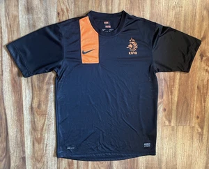 Nike Authentic Netherlands KNVB Football Soccer Jersey Size Large Black Dri-fit - Picture 1 of 6
