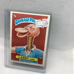 1986 Topps Garbage Pail Kids Larry Lips 157a Sticker Card - Picture 1 of 2