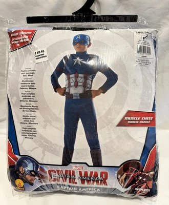 Disfraz Rubíes Marvel Vengadores Capitán América Niño Talla Grande 12-14 ACOLCHADO Foto 1 de 3