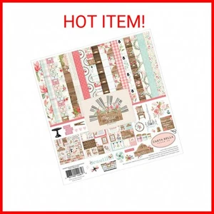 Carta Bella Paper Company Farmhouse Market Collection Kit paper, pink, teal, bla - Picture 1 of 1