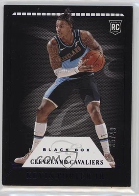 2019 Panini Chronicles Elite Black Box Purple /49 Kevin Porter Jr #317 Rookie RC - Image 1 of 2