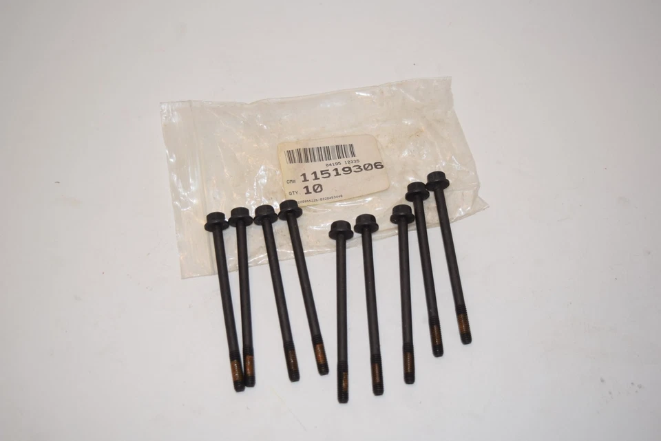 NOS 11519306 (Pack de 9) GM O.E. Perno de culata B13-155 Foto 1 de 3