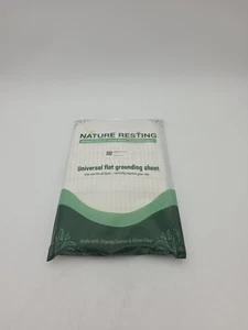 Nature Resting Grounding Sheets 95% Organic Cotton + 5% Silver Off White - Picture 1 of 2