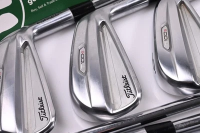 Titleist T100.S 2021 Irons / 4-PW / Regular Flex True Temper AMT Red R300 Shafts - Image 1 of 4