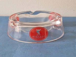 Vintage Higsons Brewery Liverpool Glass Ashtray Liver Bird Motif - Picture 1 of 7