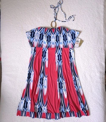 Baby Phat 90s Y2K Halter Dress Gold Halter Womens Size XL Sleeveless Clubwear - Image 1 of 4