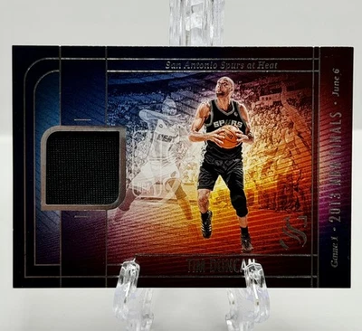 2024-25 Panini Silhouette Tim Duncan 2013 Finals Game-Used Patch Game 1 #FM-TIM - Image 1 of 2