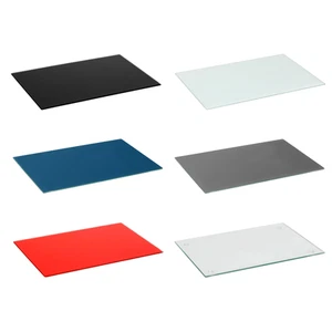 Rectangle Glass Chopping Board 50cm x 40cm Kitchen Worktop Saver - Picture 1 of 34