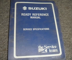 1995 Suzuki GSX-R1100WS Motorcycle Specifications Ready Reference Manual xz - Picture 1 of 11