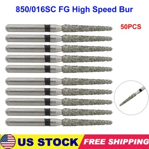 Dental Diamantfräser FG Rundkopfkegel 850 016SC Super Grob Hochgeschwindigkeitsfräser 50 Stück - Bild 1 von 6