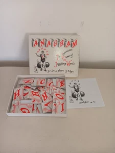 ANAGRAMM Spiel The Genious Game Of Jongling Words Oxford Games Vintage 1991 - Bild 1 von 3