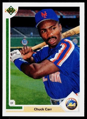 1991 Upper Deck Chuck Carr #514 New York Mets - Image 1 of 2
