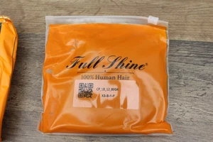 Fermaglio Capelli Umani Full Shine Black in Extension Capelli Neri Real Human - Foto 1 di 2