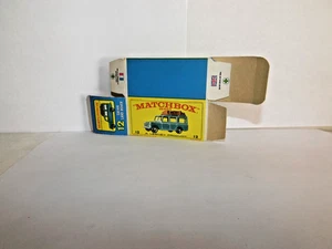 MATCHBOX REG. WHEEL NO. 12-C SAFARI LAND ROVER 'E' TYPE EMPTY BOX ONLY - Picture 1 of 2