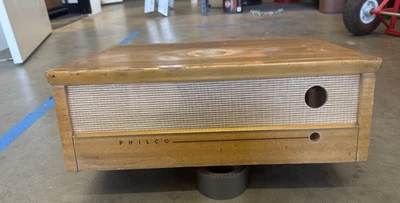 Philco Predicta Vintage Television Wood Cabinet - Image 1 of 4