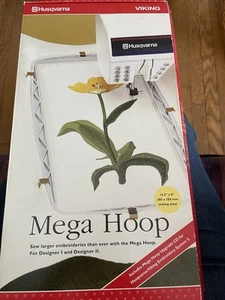 Husqvarna Viking Designer I and II Mega Hoop Plus Free Disk - Picture 1 of 7