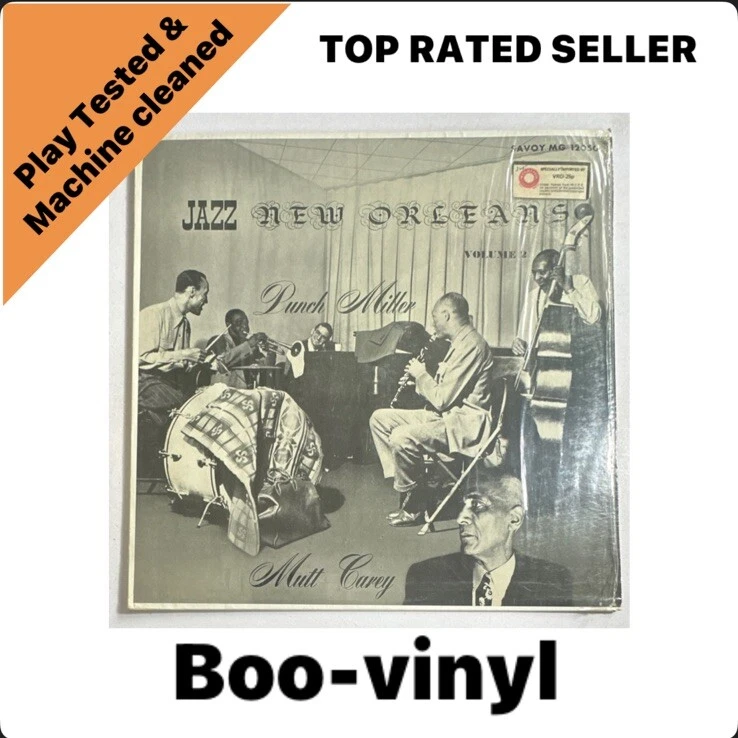 Punch Miller - Jazz New Orleans Volume 2 -  Vinyl Record Jazz Ex / Ex Condition - Image 1 of 4