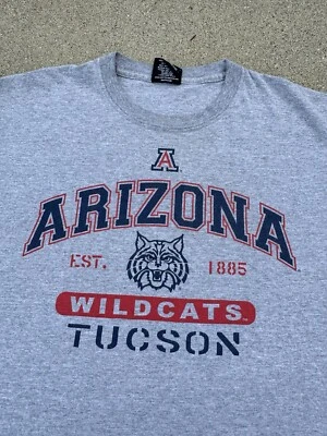Vintage 00s Arizona Wildcats Tuscan Mascot Logo T-Shirt Made In USA College L - Image 1 of 3