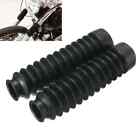 2pcs Front Fork Cover Boots Shock Damping Dust Protection For Motorcycle 