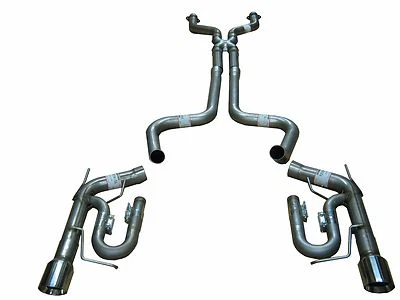 Ford Mustang GT 5.0L Street Race Cat Back Exhaust 11 12 13 14 Solo Performance - Image 1 of 4