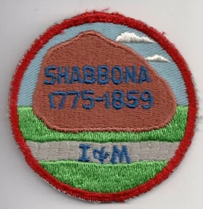 Parche AE BSA Trail, Chief Shabbona Trail, Illinois, parche Old Cut Edge - Imagen 1 de 1