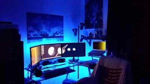 NEW 2020 Gamer / Gaming / Gamer Desk LED Light KIT - REMOTE CONTROL new - Picture 1 of 12