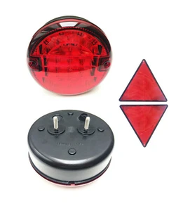 2x LED luz antiniebla luz antiniebla redonda ø140 para remolque camión turismo con triángulo - Imagen 1 de 12