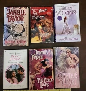VINTAGE HISTORISCHER ROMAN 6 BÜCHER KONVOLUT TASCHENBÜCHER ROMANE VTG meist 80er 80er - Bild 1 von 2