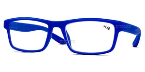 Reading Glasses Women’s Men’s Reading Glasses Square Frame One Power Readers - Picture 1 of 10