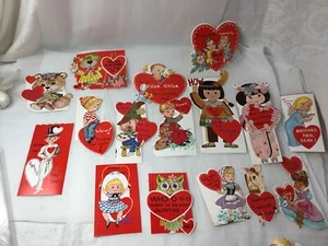 Scambio aula scuola bambini San Valentino vintage. Anni 60-70. 31 pezzi confezione #13 - Foto 1 di 15