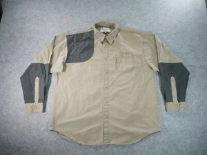Vintage Columbia Shooting Shirt Mens XL Brown Briarshun Hunting Button Up - Picture 1 of 9