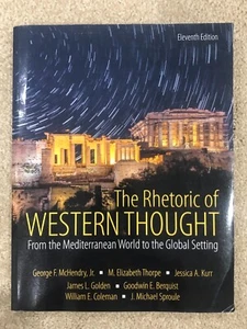 Rhetoric of Western Thought textbook, latest 11th Edition - Imagen 1 de 3