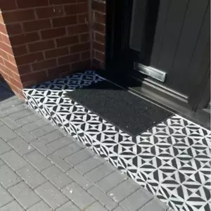 Chevron Cube wiederverwendbare Fliese SCHABLONE. Boden, Wand zum Malen. Wohnkultur 10830 - Bild 1 von 12