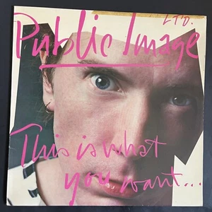Public Image Limited~This Is What You Want~Insert~Greek Import~NM Vinyl - Picture 1 of 3