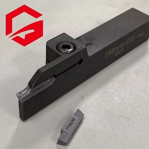 1pcs 5/8" TTER1616-4T25 Grooving Tool Holder Cutter with 10pcs TDXU4E Inserts - Picture 1 of 6