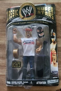 WWE Jakks Clásico Superestrellas Hulk Hogan Figura Wrestlemania Boleto Exclusivo Nuevo - Imagen 1 de 2