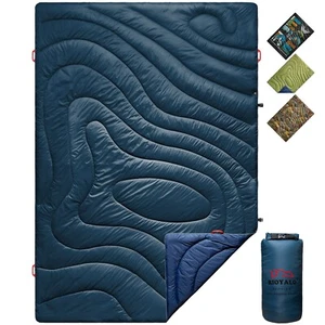 RIOYALO Wearable Puffy Reisedecke - Camping Stadion wasserdicht XL - waschbar - Bild 1 von 6