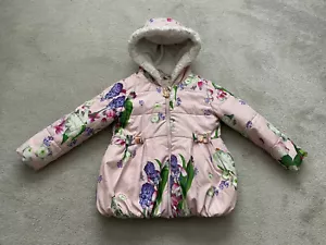 Ted Baker Girls Childs Quilted Childs Coat Jacket Age 5-6 Years - Picture 1 of 5