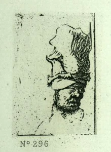 ESCLAVE A GRAND BONNET gravure eau forte de Rembrandt édition de 1880 - Imagen 1 de 2