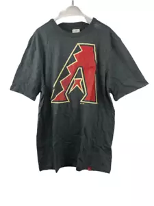 Majestic Men's Arizona Diamondbacks Mental Metal Heather Slub T-Shirt-Gray,Large - Picture 1 of 9