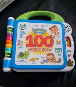 LeapFrog 601503 Learning Friends 100 Words Baby Book Educational and Interactive - Picture 1 of 7