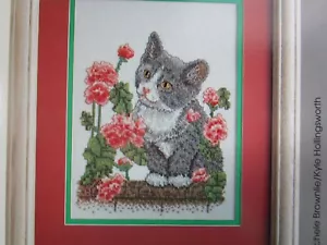 Wide Eyed Kitten Counted Cross Stitch Chart # BCS-10049 (1992, True Colors) - Picture 1 of 1