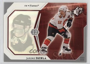 2003-04 SPx Jarome Iginla #13 HOF
